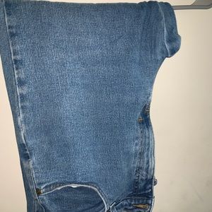 denim blue mom jeans